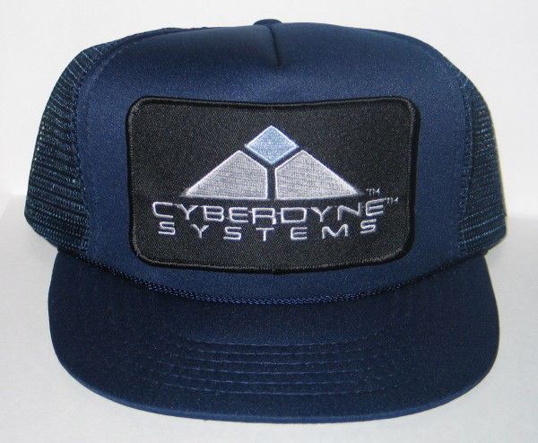 Terminator Movies Cyberdyne Systems Patch on a Black Baseball Cap Hat NEW picture