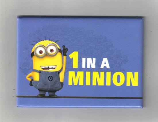 Despicable Me Movie 1 In A Minion Art Image Refrigerator Magnet, NEW UNUSED