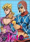 JoJo’s Bizarre Adventure Anime Mista and Giorno Refrigerator Magnet NEW UNUSED