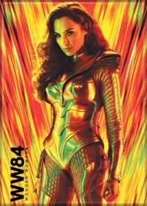 Wonder Woman 1984 Movie Image In Gold Armor Photo Image Refrigerator Magnet NEW picture