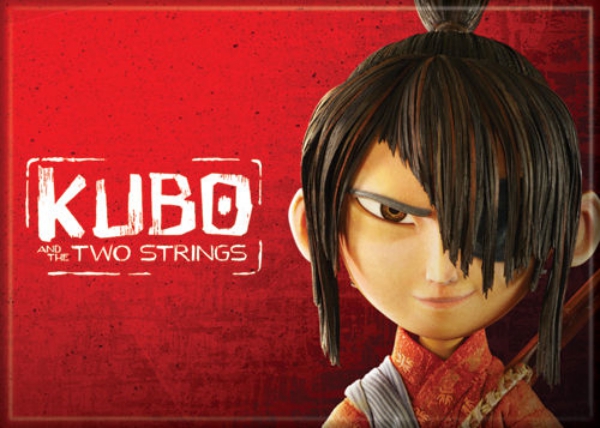 Kubo and the Two Strings Animated Movie Kubo Image On Red Refrigerator Magnet