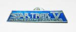 Star Trek V: The Final Frontier Name Logo Blue Metal Cloisonne Pin 1989, UNUSED