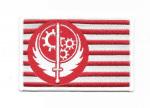 Fallout Video Game Brotherhood of Steel Flag Logo Embroidered Patch, NEW UNUSED