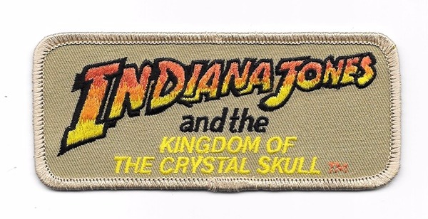 Indiana Jones and the Kingdom of the Crystal Skull Movie Logo Embroidered Patch