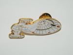 Star Trek: Voyager TV Series StarShip Die-Cut Cloisonne Metal Pin NEW UNUSED