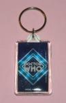 Doctor Who Diamond Name Logo Acrylic Key Chain Key Ring NEW UNUSED