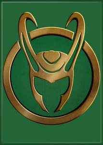 Loki TV Series Insignia Logo Image Refrigerator Magnet NEW UNUSED