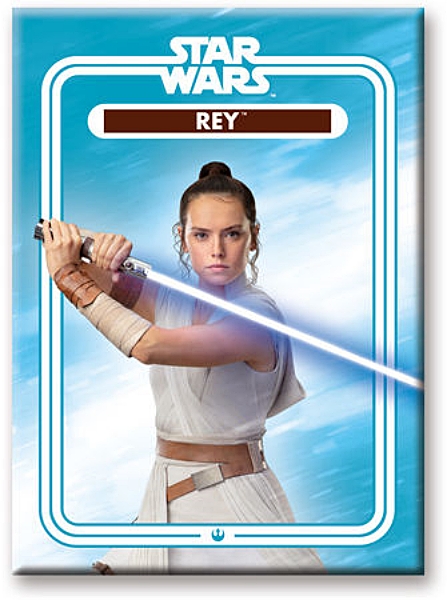 Star Wars Rey with Lightsaber Photo Image Refrigerator Magnet NEW UNUSED