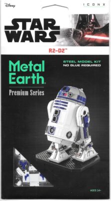 Star Wars R2-D2 Figure Metal Earth Laser Cut Premium Series Model Kit NEW