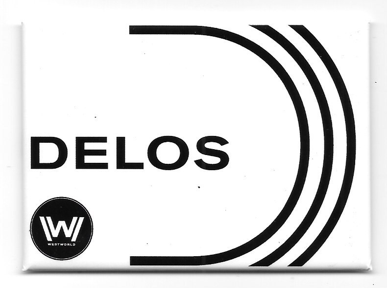 Westworld TV Series DELOS Name Logo Image Refrigerator Magnet NEW UNUSED