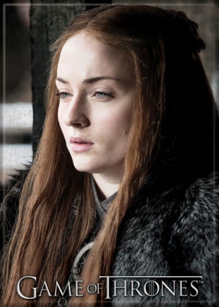 Game of Thrones Sansa Stark Serious Photo Image Refrigerator Magnet NEW UNUSED