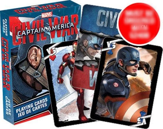 Marvel Captain America Civil War Movie Playing Cards Captain America Ltd Deck picture