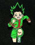 Hunter X Hunter Anime Gon Freecss Running Image Metal Enamel Pin NEW UNUSED