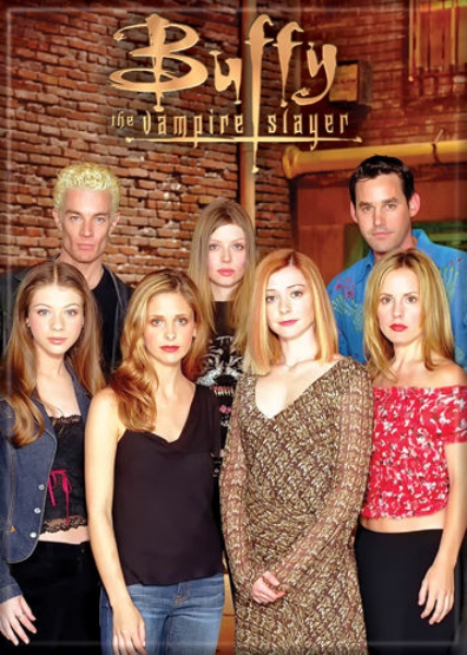 Buffy The Vampire Slayer 7th Season Cast Photo Refrigerator Magnet NEW UNUSED