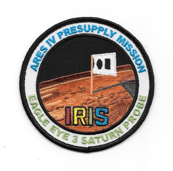 The Martian Movie Ares IV Presupply Mission Logo Embroidered Patch NEW UNUSED picture