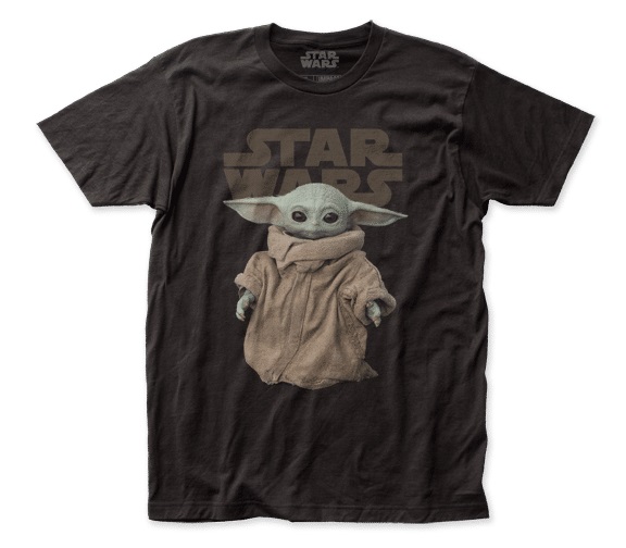 Star Wars The Mandalorian The Child Baby Yoda Figure Adult T-Shirt NEW UNWORN L picture