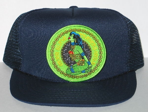 Star Trek The Original Seri Orion Slave Traders Logo on a Black Baseball Cap Hat picture