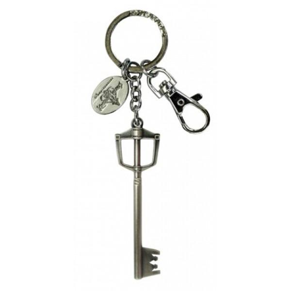 Walt Disney Kingdom Hearts Sora's Keyblade Pewter Key Ring Key Chain NEW UNUSED picture