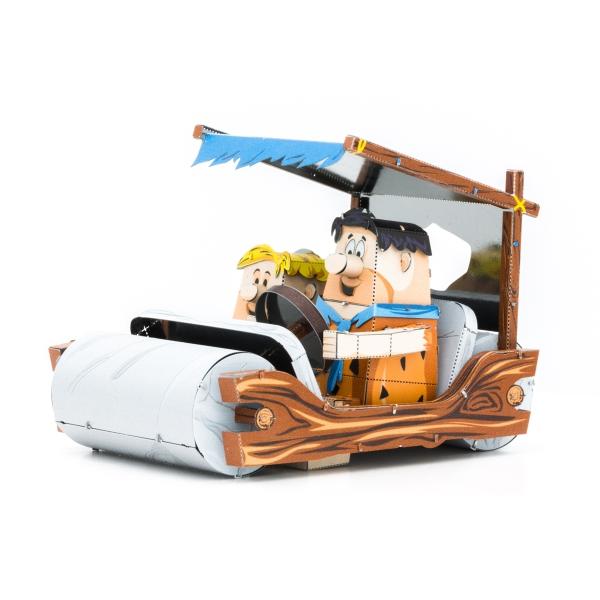 The Flintstones Car with Fred & Barney Metal Earth 3-D Laser Cut Steel Model Kit picture