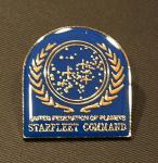 Star Trek: The Next Generation UFP Starfleet Command Metal Enamel Pin 1988 NEW