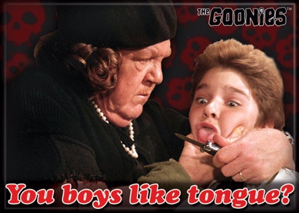 The Goonies Movie You Boys Like Tongue? Photo Refrigerator Magnet NEW UNUSED picture