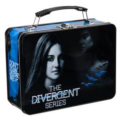 The Divergent Movie Series Images Large Carry All Tin Tote Lunchbox, NEW UNUSED