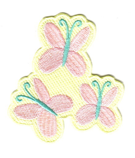 My Little Pony Fluttershy Cutie Marks Embroidered Patch NEW UNUSED picture