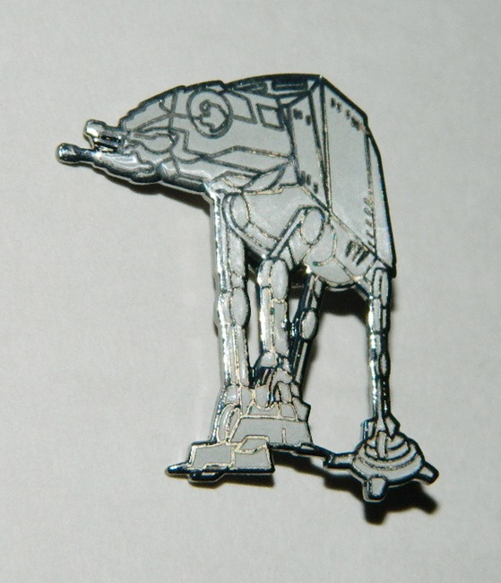 Classic Star Wars Imperial AT-AT Figure Cloisonne Metal Pin 1993 NEW UNUSED picture