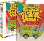 Scooby-Doo TV Mystery Machine Animation Art 500 Piece Jigsaw Puzzle NEW SEALED