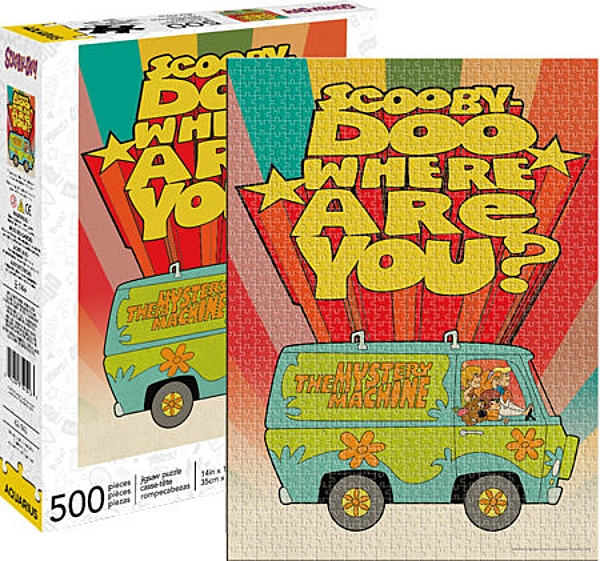 Scooby-Doo TV Mystery Machine Animation Art 500 Piece Jigsaw Puzzle NEW SEALED