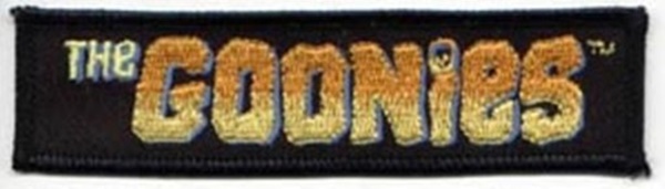 The Goonies Movie Name Logo Embroidered Patch NEW UNUSED