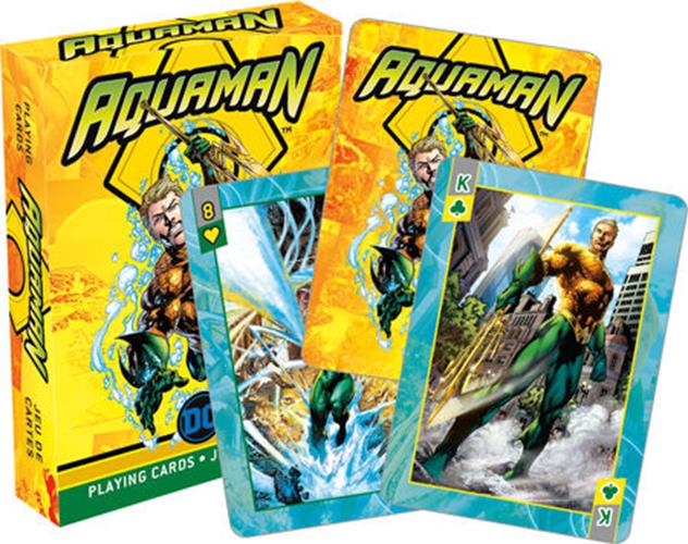 DC Comics Aquaman Comic Art Illustrated Playing Cards NEW SEALED picture