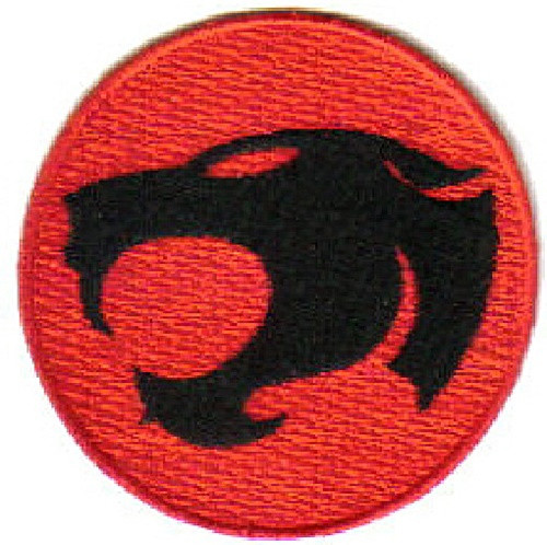 Thundercats TV Series Red Cat Logo Embroidered Patch NEW UNUSED