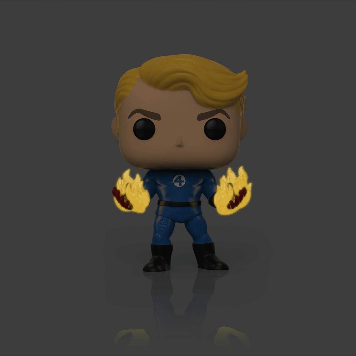 Marvels Fantastic Four Human Torch Glow In The Dark Vinyl POP! Figure #568 FUNKO picture