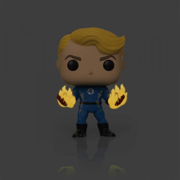 Marvels Fantastic Four Human Torch Glow In The Dark Vinyl POP! Figure #568 FUNKO picture