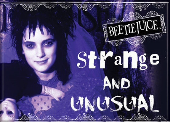 Beetlejuice Movie Lydia Photo Image Strange & Unusual Refrigerator Magnet UNUSED picture