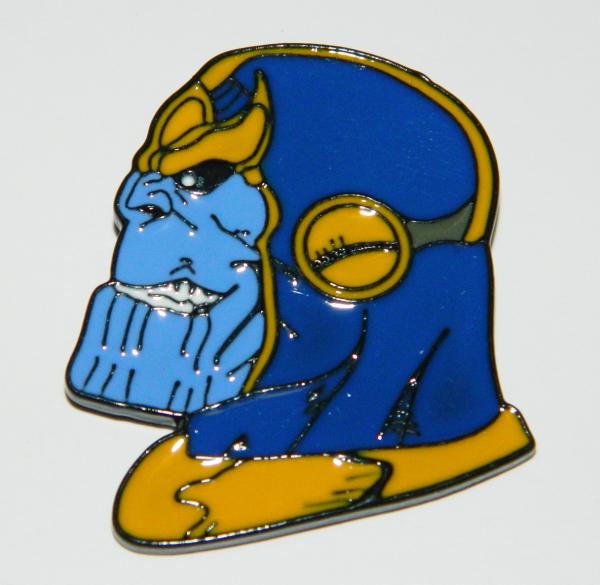 Marvel Comics Thanos Head Side View Image Metal Enamel Lapel Pin NEW UNUSED picture