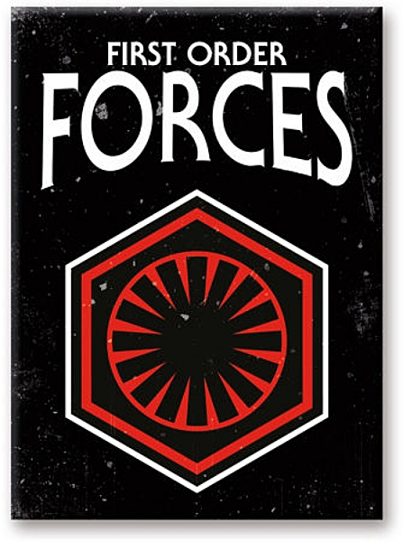 Star Wars First Order Forces Symbol Art Image Refrigerator Magnet NEW UNUSED picture