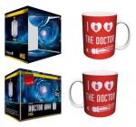 Doctor Who I Heart Heart The Doctor 11 oz. Ceramic Coffee Mug, NEW UNUSED