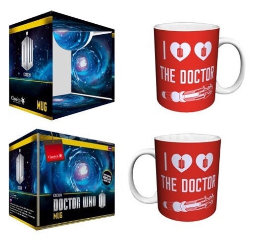 Doctor Who I Heart Heart The Doctor 11 oz. Ceramic Coffee Mug, NEW UNUSED picture