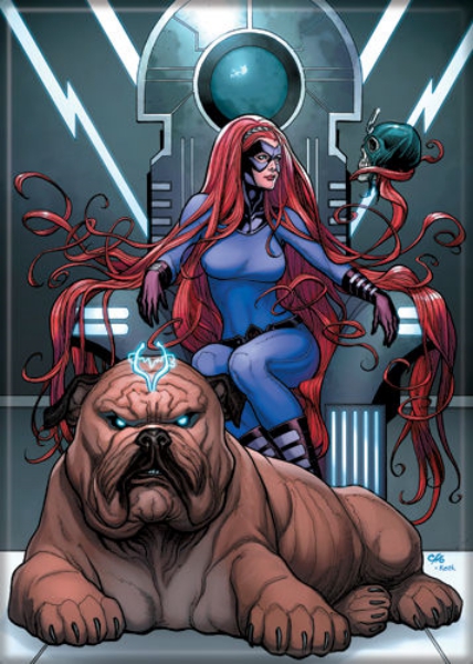 Marvel Comics Medusa and Lockjaw Inhumans Comic Art Refrigerator Magnet NEW
