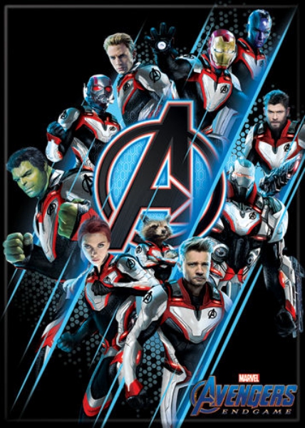 Avengers Endgame Movie Group On Black Photo Image Refrigerator Magnet NEW UNUSED picture