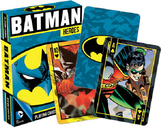 DC Comics Batman Heroes Comic Art Illustrated Playing Cards 52 Images NEW SEALED