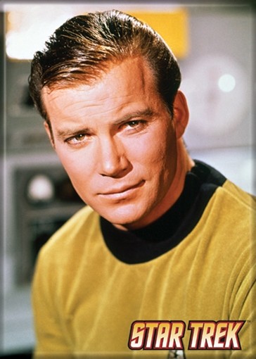 Star Trek: The Original Series James T. Kirk Portrait Magnet, NEW UNUSED picture