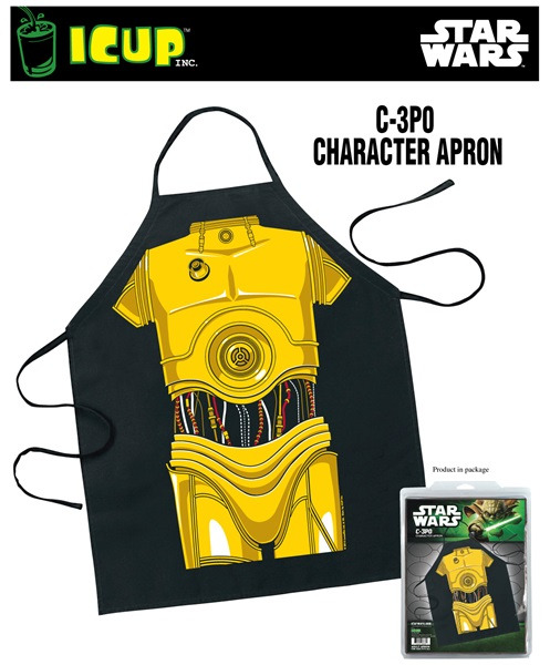 Star Wars C-3PO Be The Character Adult Polyester Apron, NEW SEALED