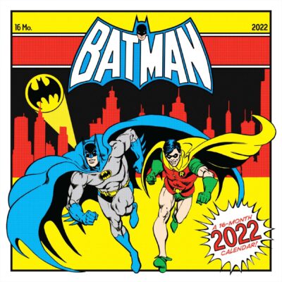 DC Comics Batman 16 Month 2022 Comic Art Wall Calendar NEW SEALED