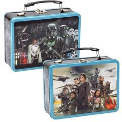 Star Wars Rogue One Photo Images Large Tin Tote Lunchbox, NEW UNUSED