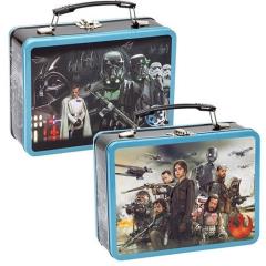 Star Wars Rogue One Photo Images Large Tin Tote Lunchbox, NEW UNUSED picture