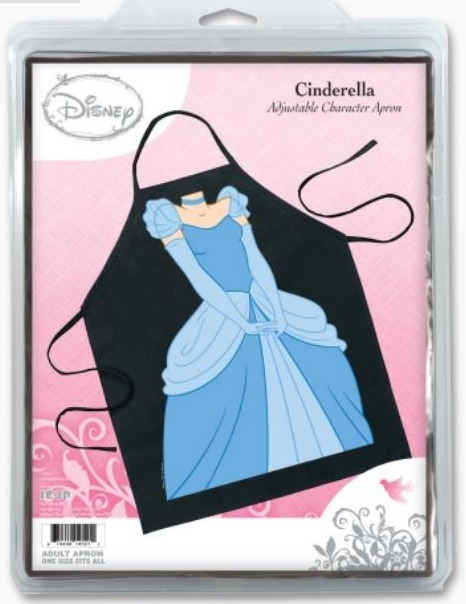 Walt Disney Cinderella Movie Be The Character Gown Adult Polyester Apron, NEW picture