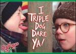 A Christmas Story Movie I Triple Dog Dare Ya! Photo Refrigerator Magnet UNUSED